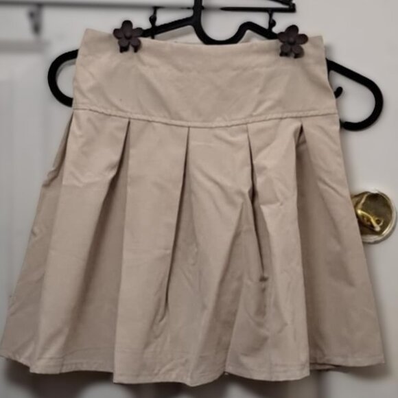 Lot of 2 New Blouse & Skirt Cropped Long-Sleeve Plaid Pocket Flannel - Picture 2 of 4